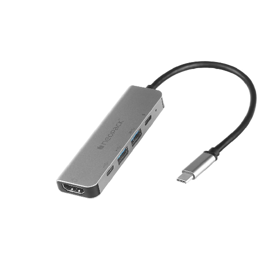 Neopack 5in1 USB C Hub Multiport Adapter with HDMI 4K 30Hz, 100W PD